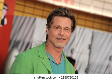 Brad Pitt at the Los Angeles premiere of 'Bullet Train' held at the Regency Village Theatre in Westwood, USA on August 1, 2022.
