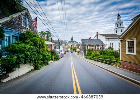 Bradford Street, in Provincetown, Cape Cod, Massachusetts.