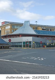 Bradford, UK - May 24, 2022: Bradford Interchange Bus Station Bradford City Centre, West Yorkshire