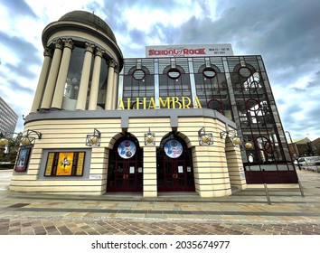 Bradford Yorkshire England 24 08 2021  The Alhambra Theatre In Bradford Post Covid19