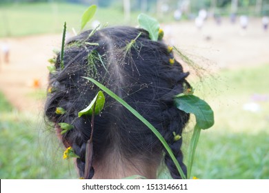 Little Girl Hair Braiding Stock Photos Images Photography