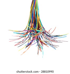 Braided Color Computer Cable Stock Photo 28810990 | Shutterstock