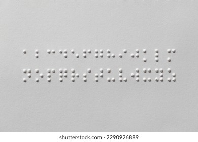 The Braille alphabets from A to Z in alphabetical order - Powered by Shutterstock