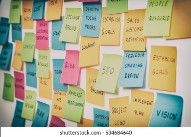 28,760 Sticky notes on a wall Images, Stock Photos & Vectors | Shutterstock