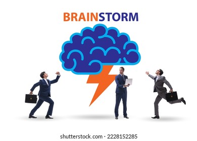 Brainstorming concept as a way of finding solutions