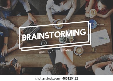 Brainstorming Sharing Planning Solutions Strategy Concept