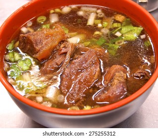 Braised Beef Noodle Soup In Taiwan