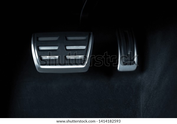 Brake\
and accelerator pedal of automatic transmission\
car
