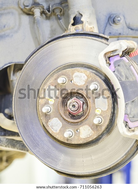 Brake disk of a\
car