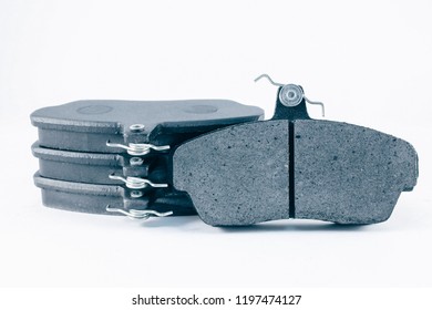 Brake Pad. Spare Part Of Brake System Of The Car.