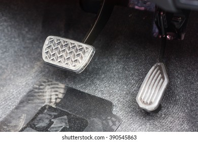 Brake Pedal Of The Car