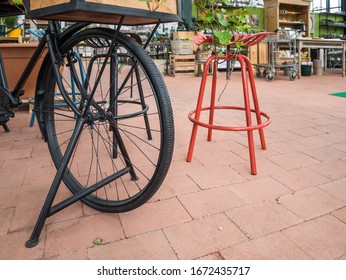 Bramsche, Osnabruck-Land, Lower Saxony, Germany - May 27, 2019: Interior View Of Igels Gartencenter Gardening Center, Exhibition Of Decoration, Garden And Gardening Articles