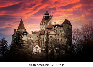 Bran Castle, Transylvania, Romania, Known As 