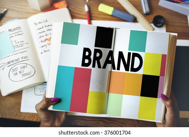 Brand Branding Marketing Advertising Trademark Concept Stock Photo 