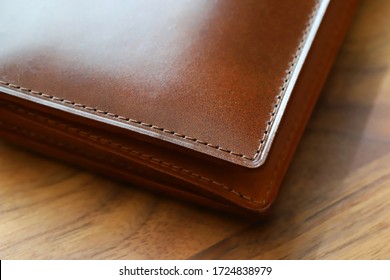 Brand new brown leather wallet