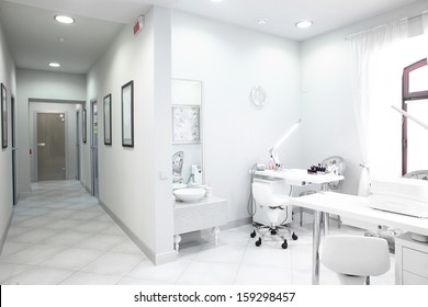 brand new and empty european luxury medical clinic