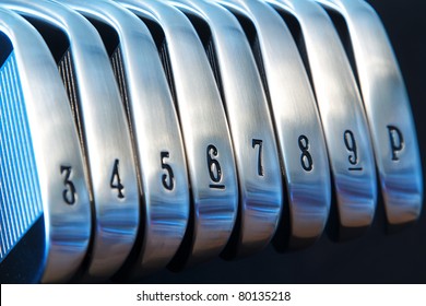 A Brand New Set Of Golf Club Irons