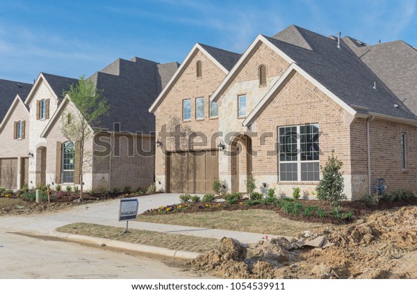 Brand New Two Story Residential House Stock Photo 1054539911 | Shutterstock