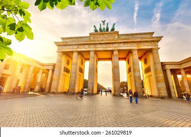 Brandenburg Gate At Summer, Berlin