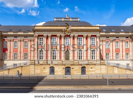 Brandenburg parliament (Landtag) building in Potsdam, Germany