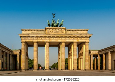 Brandenburger Tor (Brandenburg Gates) In Berlin, Germany