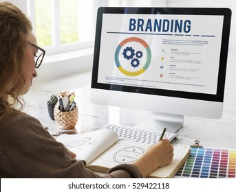 Branding Brand Copyright Trademark Marketing Concept