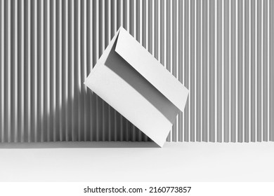 Branding envelope mockup template, with sharp natural shadows, real photo. Blank isolated on a white background to place your design.  - Shutterstock ID 2160773857