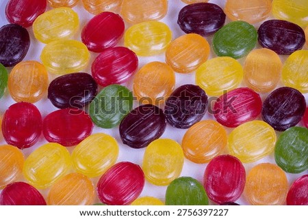 Brandingready multicolored hard candy pattern for packaging mockups, repeat appearance, highcontrast colors suitable for label design and promotional artwork
