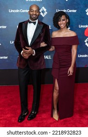 Brandon Victor Dixon (L) Attends New York Philharmonic Gala Celebrating Opening Of New David Geffen Hall At Lincoln Center On October 26, 2022