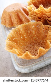 Brandy Snap Baskets