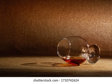 Brandy Snifter On The Table