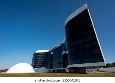 Brasília, Brasil - May 10, 2022: headquarters of the Superior Electoral Court - TSE.