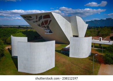 BRASILIA, BRAZIL - JUNE 22, 2014: National Memorial at the Three Powers Plaza located at the capital of Brazil.