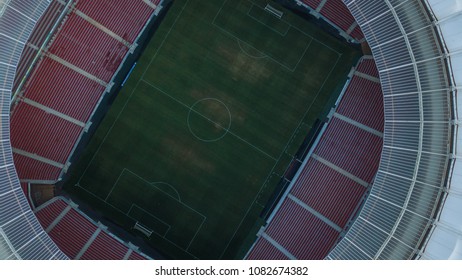 BRASILIA, BRAZIL - MAY 02, 2018: Mane Garrincha National Stadium Located In Brasília, Brazil. 