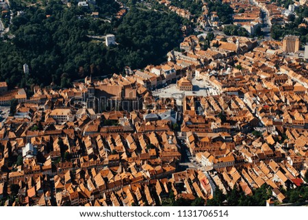 Similar – Aerial View Of Brasov City In Romania