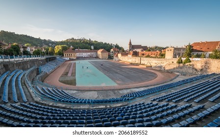 Brasov, Romania - 10.20.2021: Ion Tiriac Sports Complex