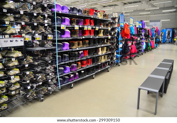 the shoe department