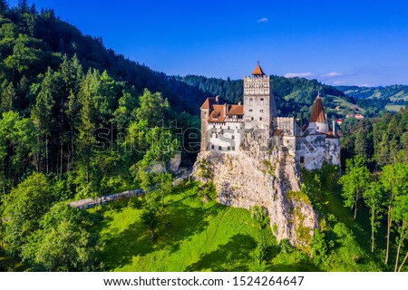 Brasov, Transylvania. Romania. The medieval Castle of Bran, known for the myth of Dracula.