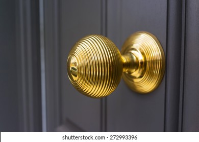 Brass Door Knob Handle