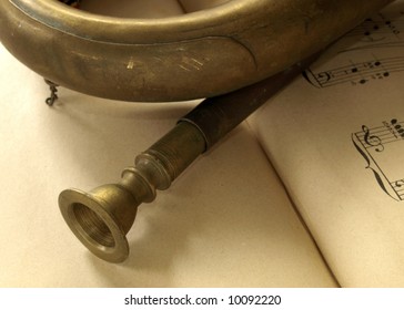 Brass Military Bugle