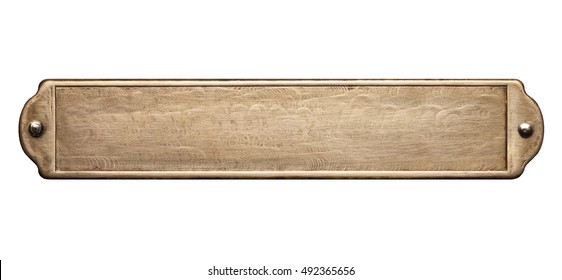 Brass plate texture. Old metal background with rivets. - Shutterstock ID 492365656