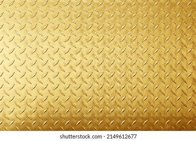 brass sheet with diamond print. gold metal background - Shutterstock ID 2149612677