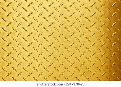 brass sheet with diamond print. gold metal background - Shutterstock ID 2247378493