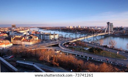 Bratislava from castle