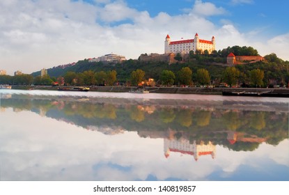 Bratislava Castle And River Danube