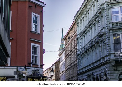 Bratislava, Slovak Republic - 10.06.2017: Courtyard Of Primates Palace,old Town,  Hall Of Mirrors In Bratislava Slovakia, 