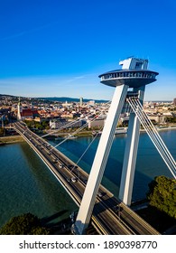 Bratislava, Slovakia - 12 10 2020: Apollo Bridge