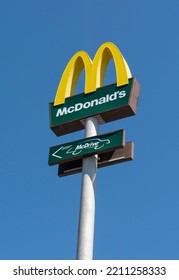 Bratislava, Slovakia - August, 4, 2022 : Exterior Of McDonald's Store In Bratislava. Slovakia.