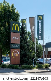 Bratislava, Slovakia - August, 4, 2022 : Exterior Of McDonald's Store In Bratislava. Slovakia.