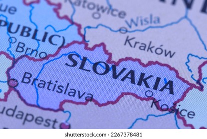 Bratislava, Slovakia, capital city of Slovakia. Macro focus. 